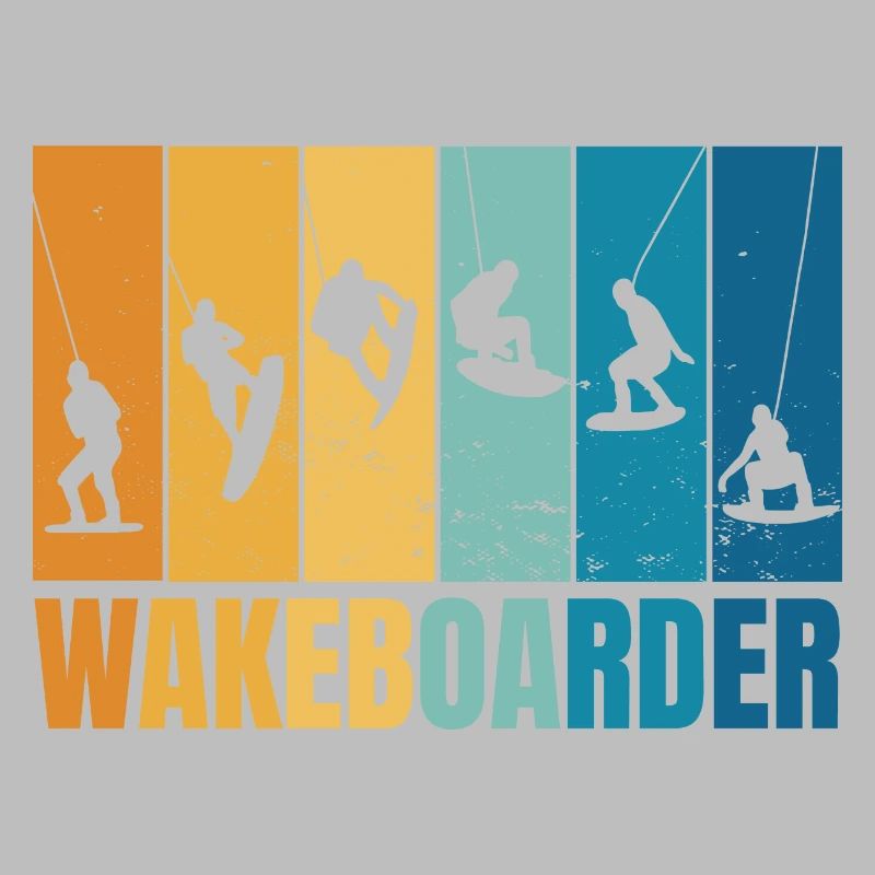 wakeboard silhouettes