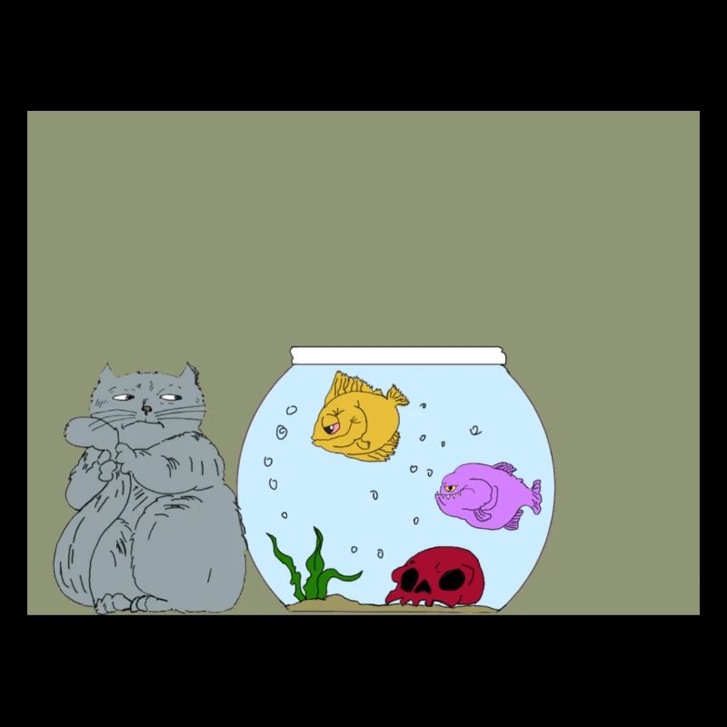 Cartoon cat
