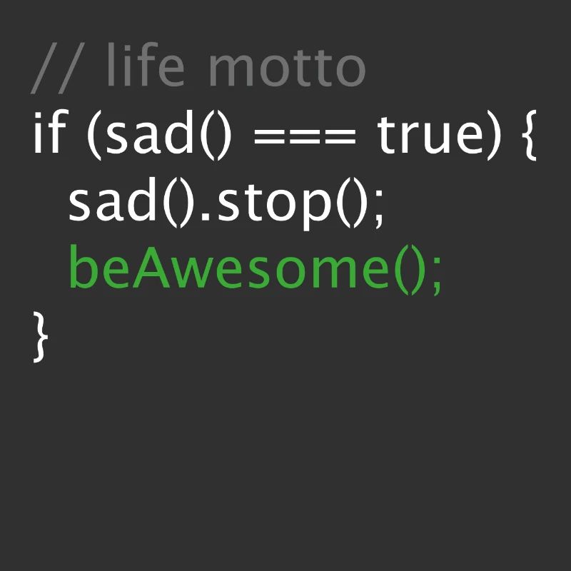 Informatik Nerd Geek Programmierer lebensmotto