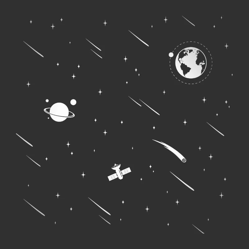 Space astronaut planet rocket moon