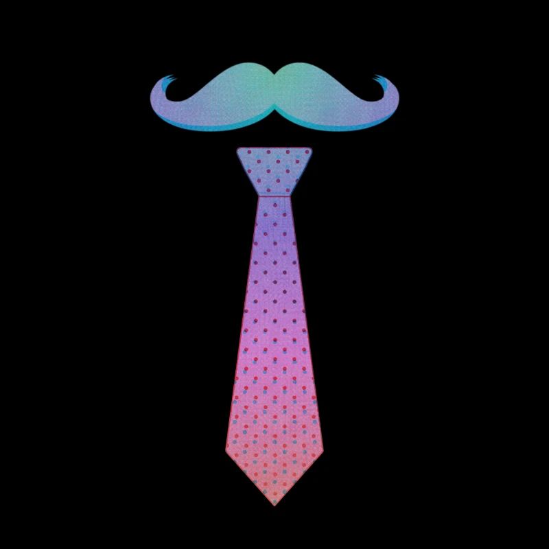 Tie Beard Moustache Hipster Suit