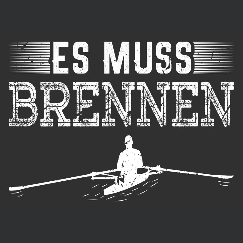 Es Muss Brennen Rudergerät Ruderer Rudern