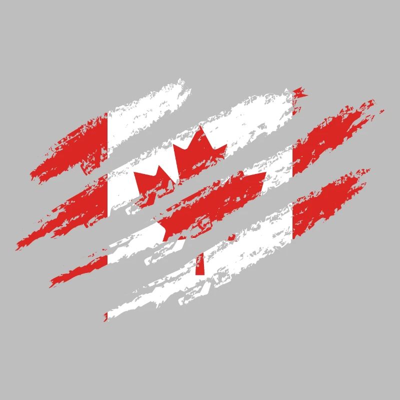 Canada drapeau à gratter feuille d'érable feuille d'érable