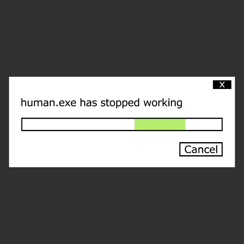 human.exe has stopped working saying human .exe