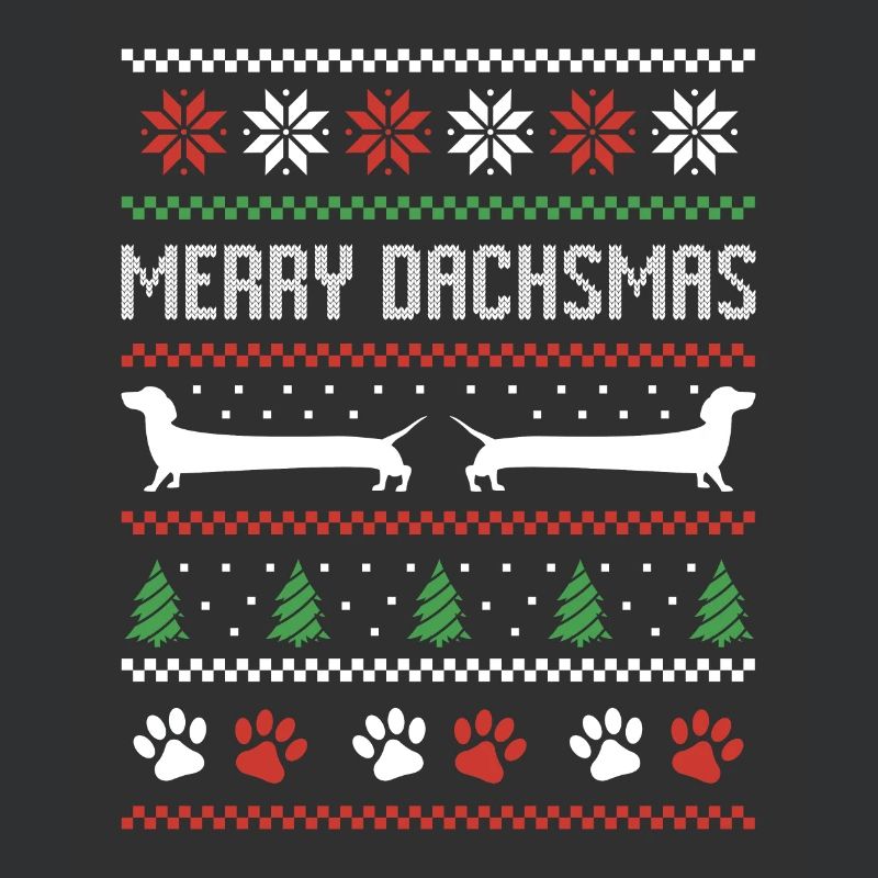 Dackel Wurst Hund Hässlicher Weihnachtspullover