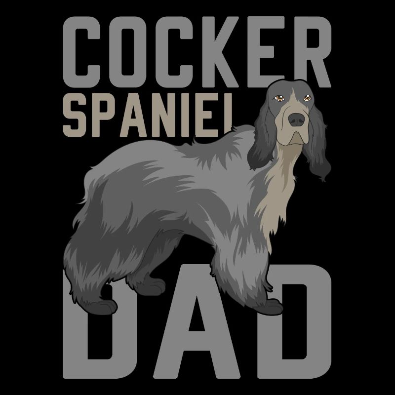 Vatertag Hunde Geschenkidee Cocker Spaniel