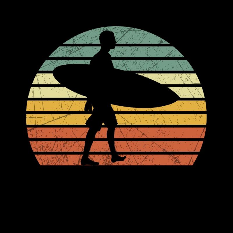 Surfing surfboard surfer surfers retro