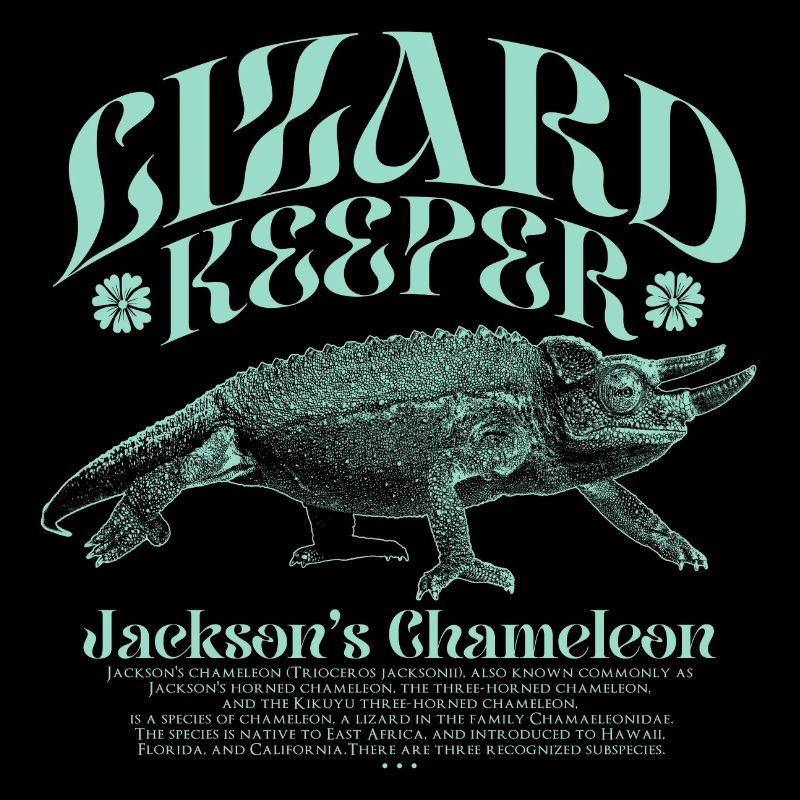 Jackson's Chamäleon Echsenhalter