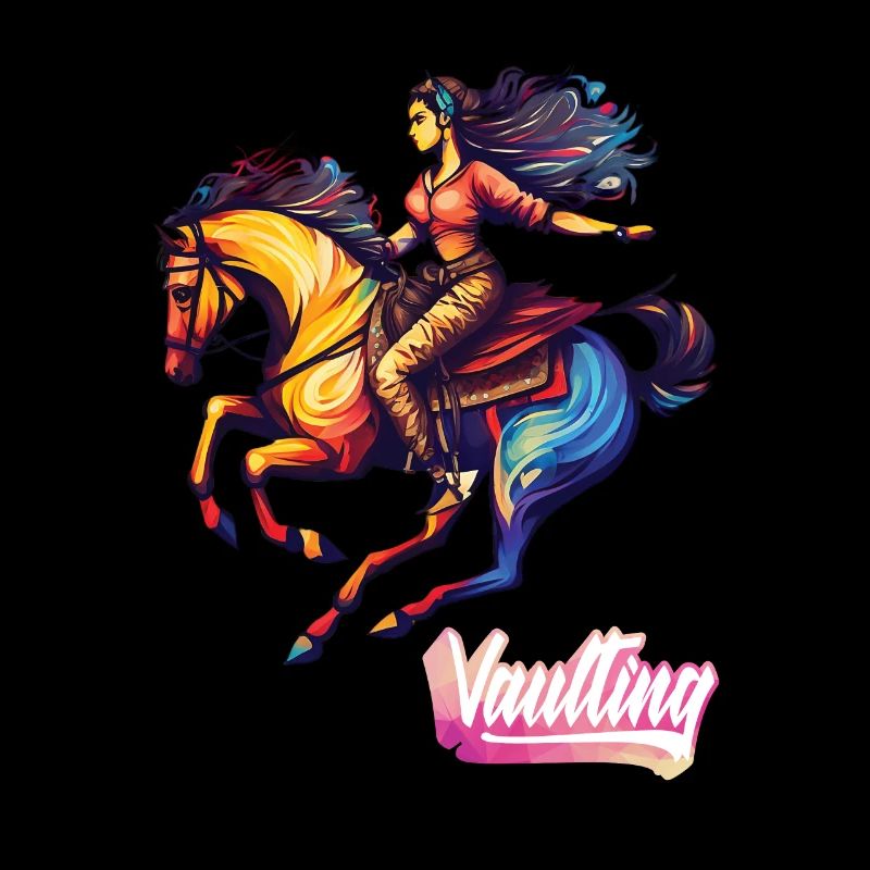 Voltige Saut Cheval Acrobatie Équitation