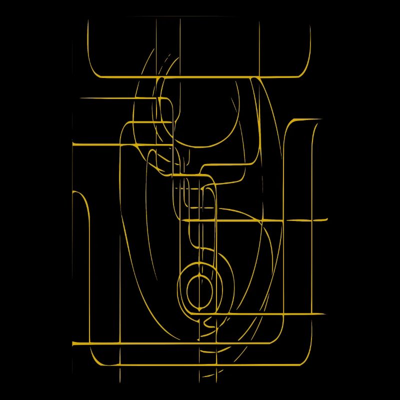 Abstract design (yellow)