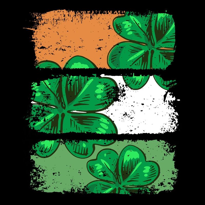 St Patricks Day Irlande drapeau cadeau trèfle