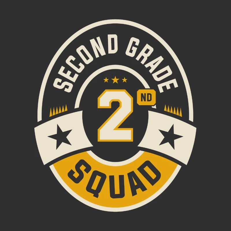 Second 2nd Grade Squad Team Back To School