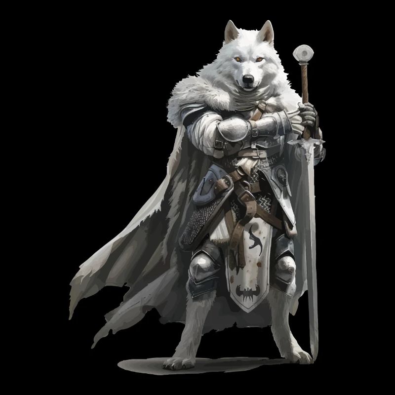 Husky Ritter Mittelalter