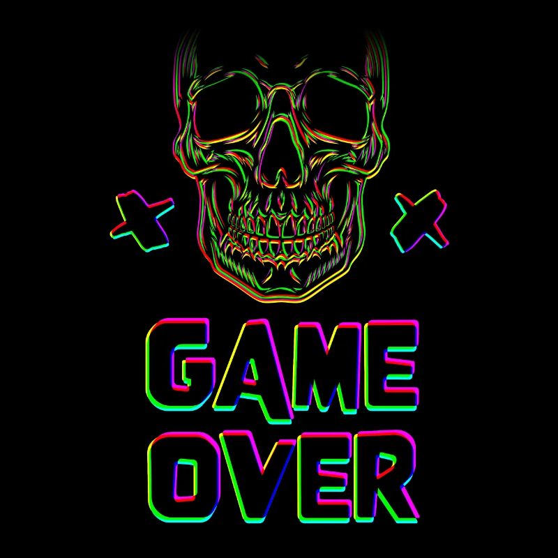 Game Over Skull