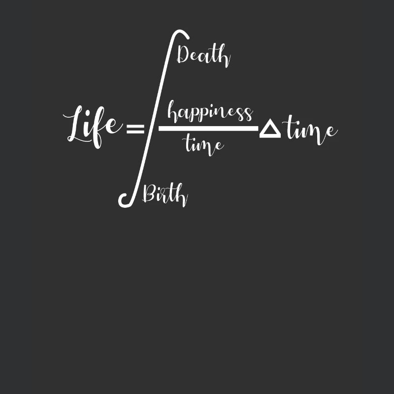 Wiskunde-formule van het leven