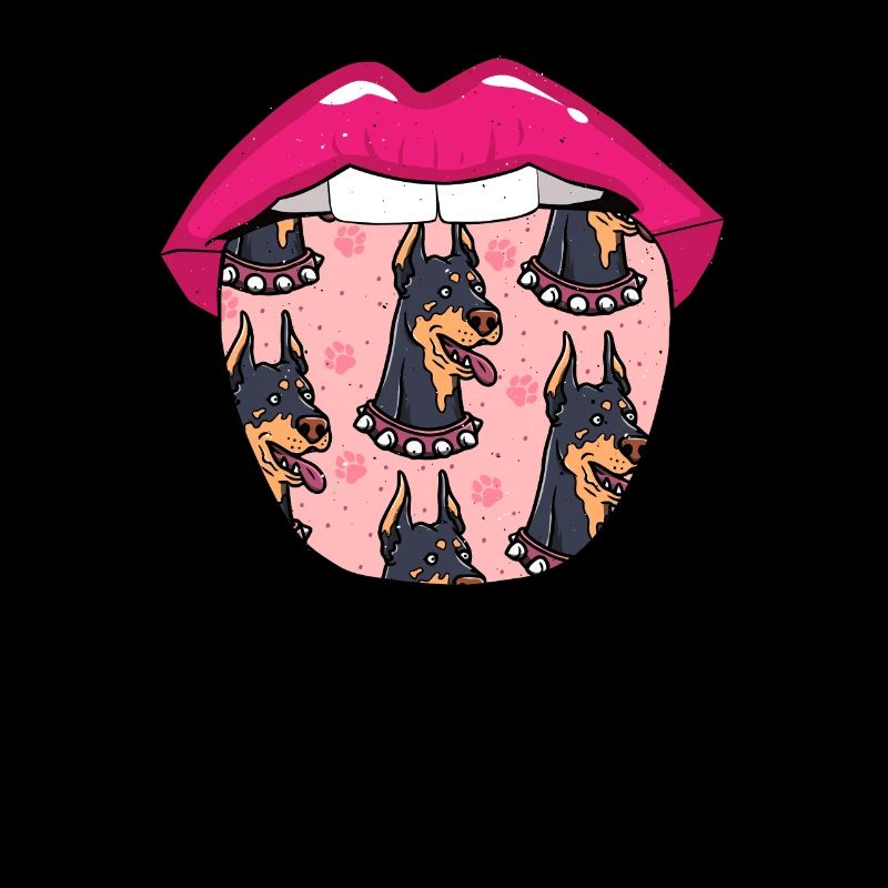 Lèvres de doberman
