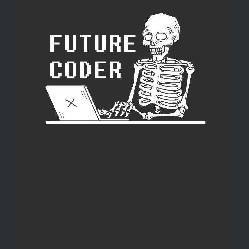 Développeur Coder Programmeur Squelette