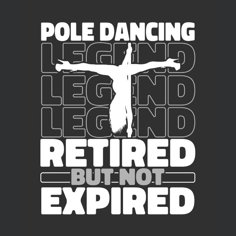 Danseur de pole dance à la retraite