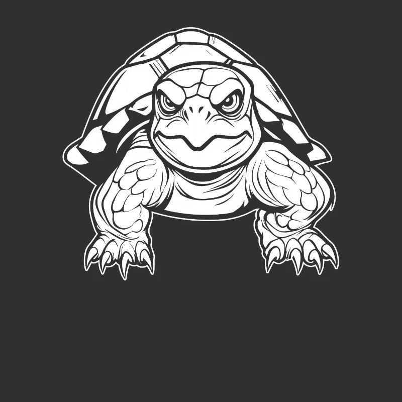 Schildkröte Wütend