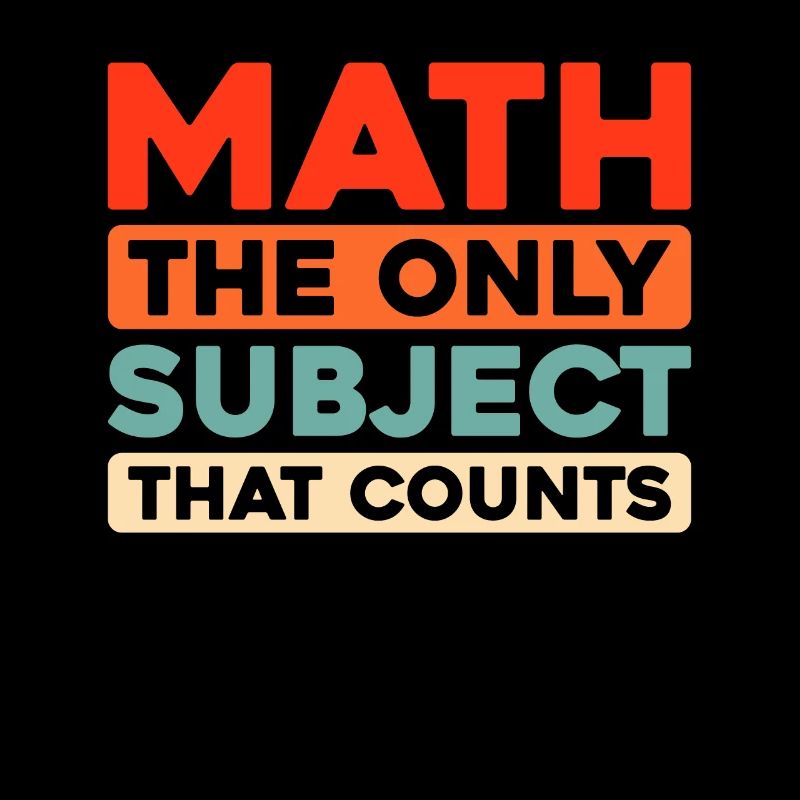 Mathe Mathematik Math Jeu de mots amusant