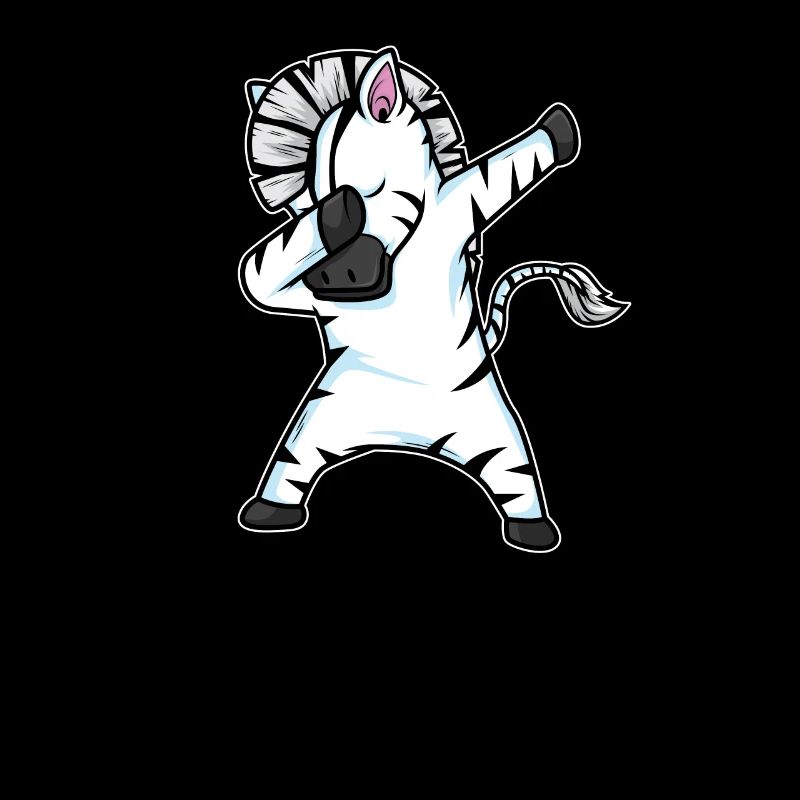 Dabbing Zebra Funny Dab Dance Gift Anniversaire