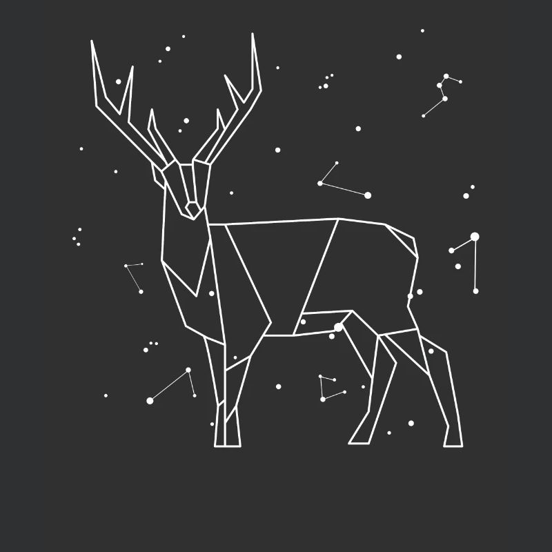 Sternbild Hirsch Sternzeichen Sternenhimmel