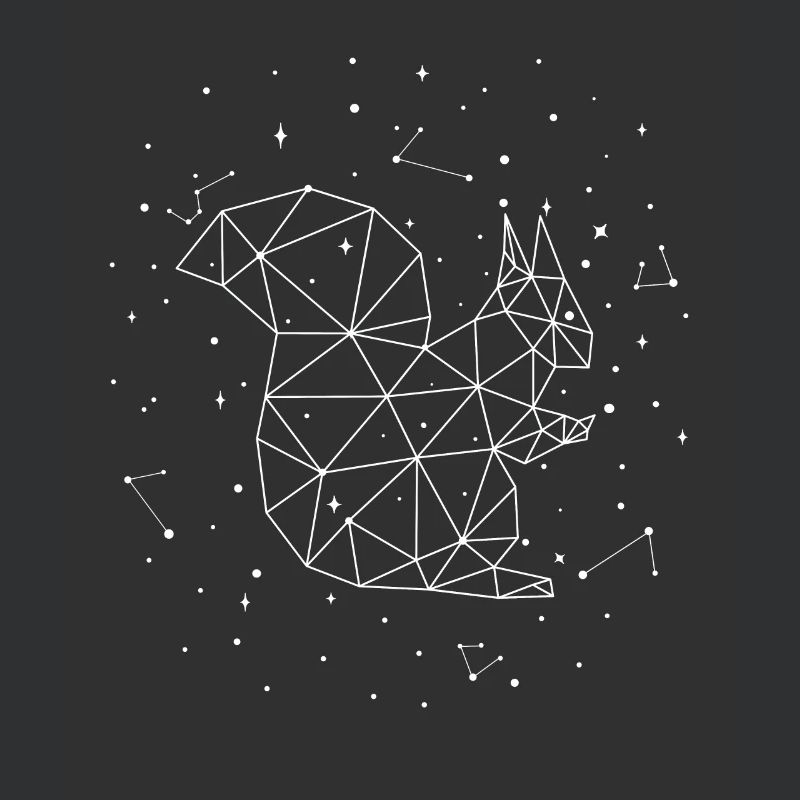 Sternbild Squirrel Constellation Squirrel