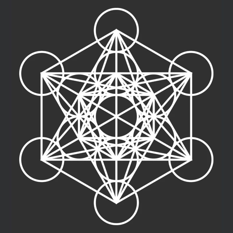 metatron cube white cube gift idea