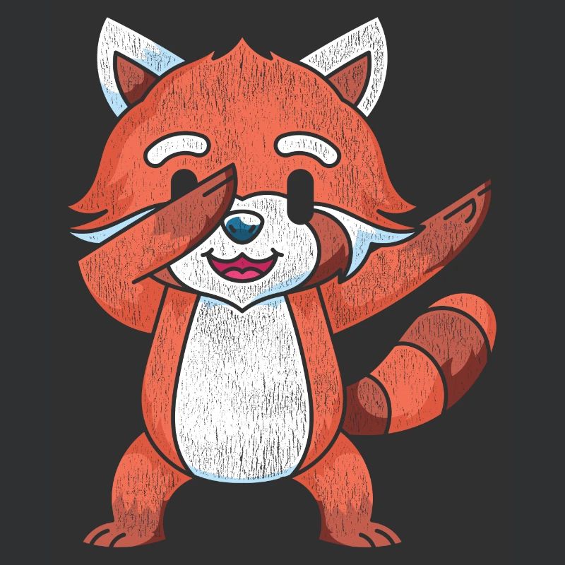 Dabbing Red Panda