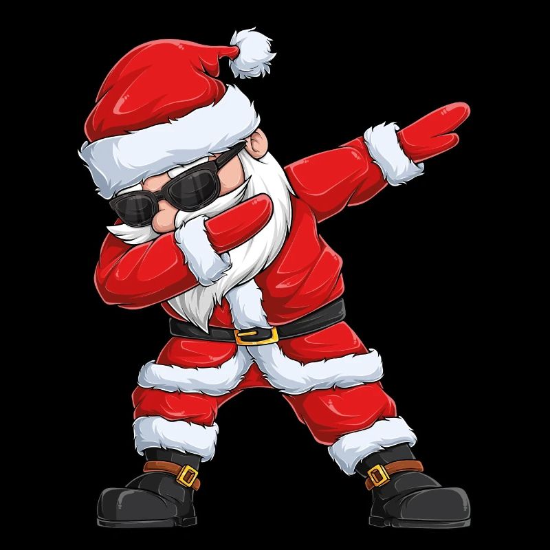Cool Dabbing Santa Christmas