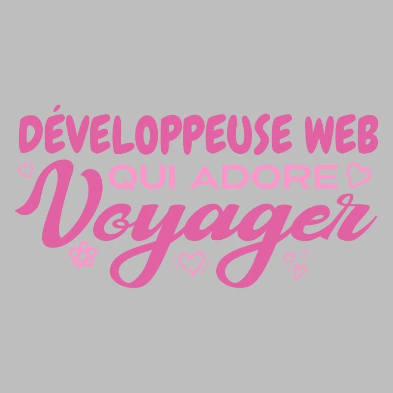 Développeuse web globe-trotteuse passionnée voyage