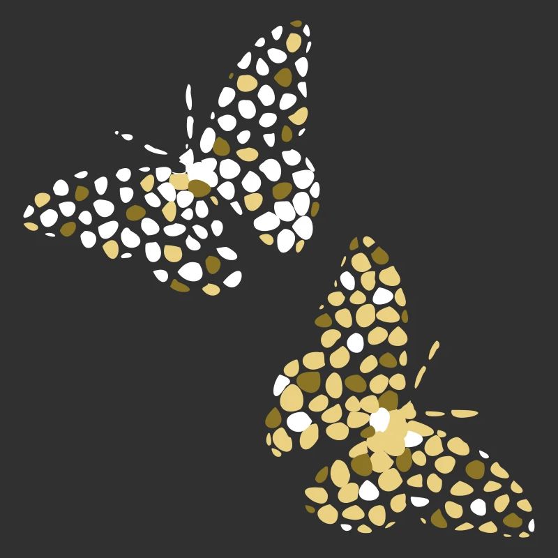 Conception de papillon de 3 couleurs