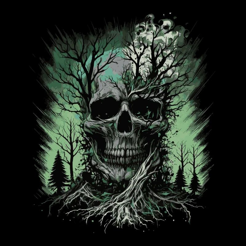 Forêt de crânes