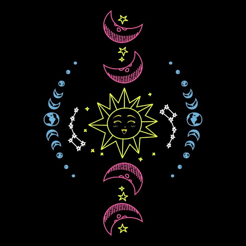 Sonne Mond und Erde