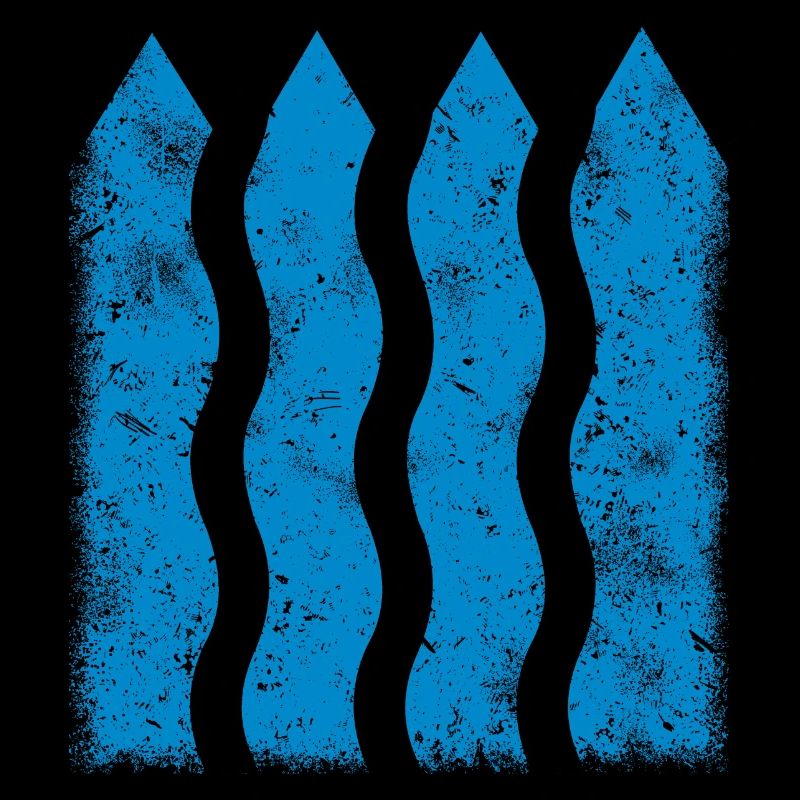 Blue Lines - Deco Ornament
