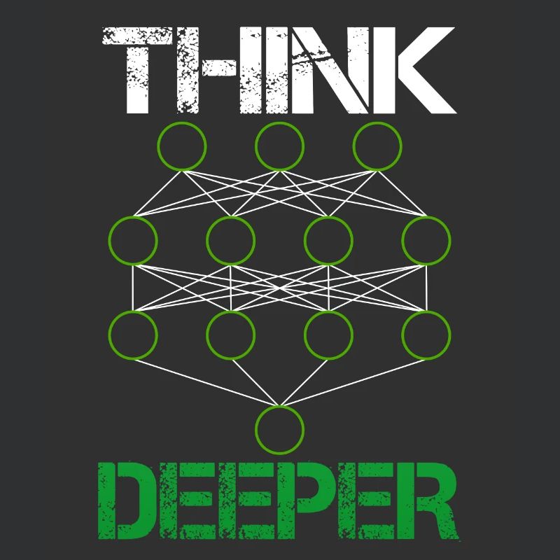 Künstliche Intelligenz think deeper Geschenk