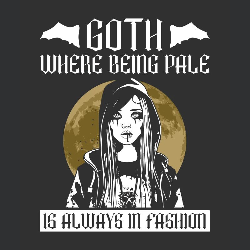 Goth, wo blass sein immer in Mode ist - Moontan