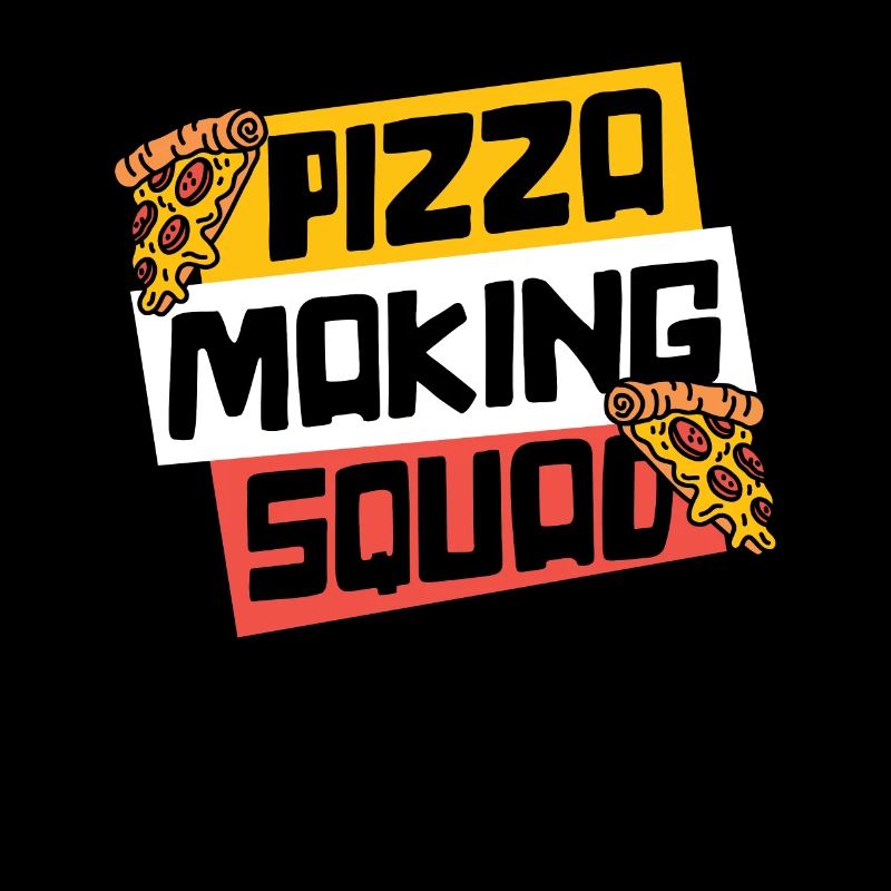 Pizza Making Squad Plaque à pizza Four à pizza Pizza