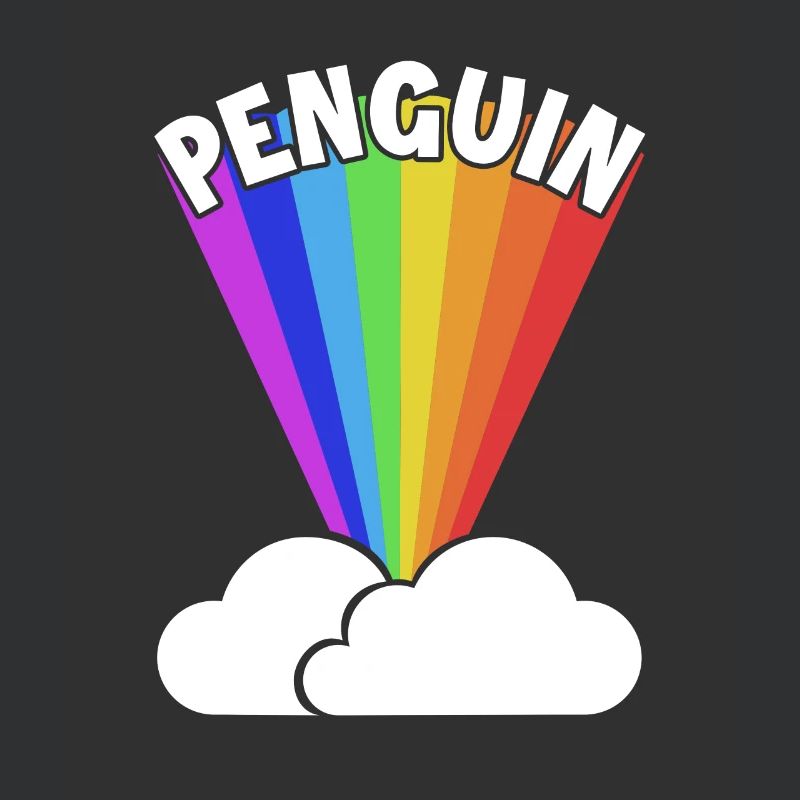 Penguin Rainbow Kaiserpinguin Seevogel