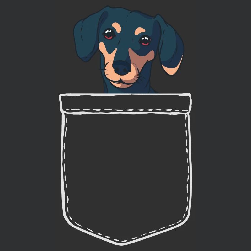 Dacker Brusttasche Tier Haustier Hund Geschenk