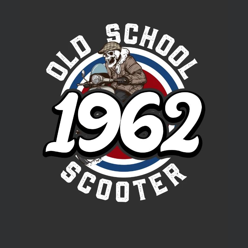 60. Geburtstag Roller Motorroller Rollerfahrer