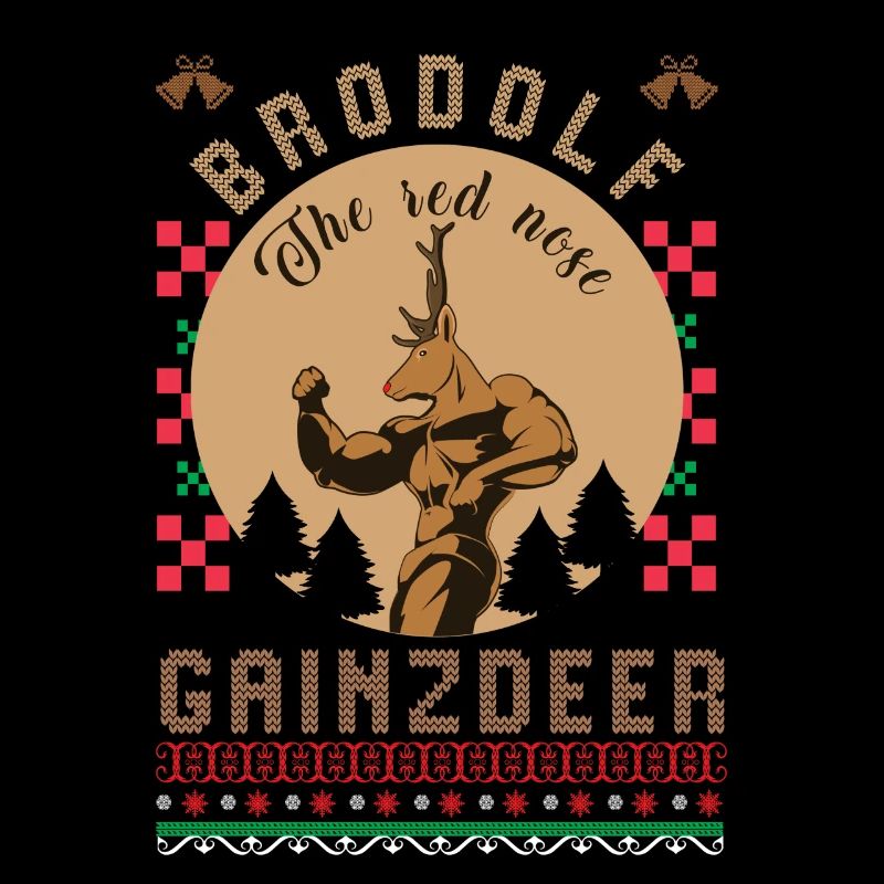 Gym de Noël, musculation de gymnase de Noël,