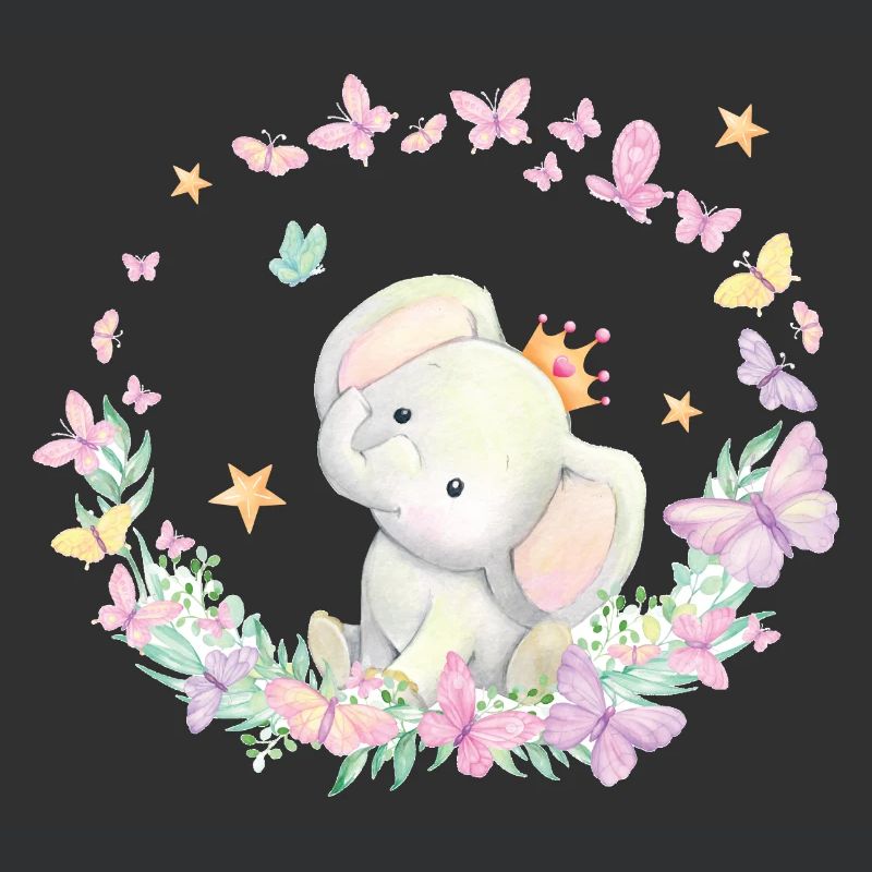 Doux éléphant bébé