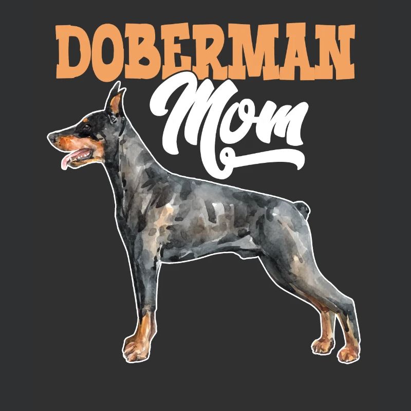 Dobermann Hund Dobermann Mutter