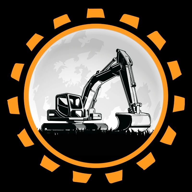 excavator excavator driver construction site excavator bucket