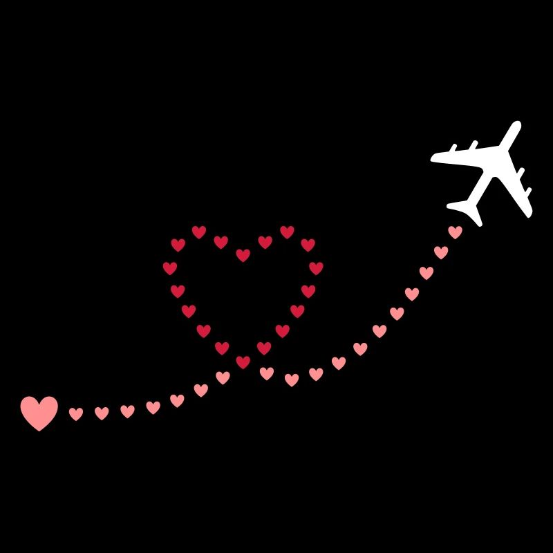 ★ Couleurs de conception modifiables ★ Avion, coeurs