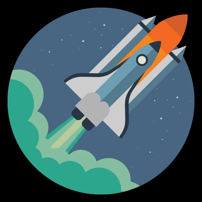 Fusée - Galaxie Spatiale Astronaute spatial