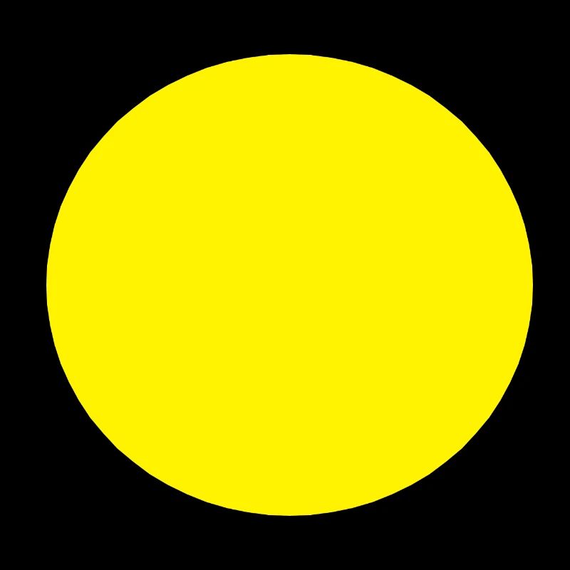 Kreis gelb Form einfach Zitrone Geschenkidee