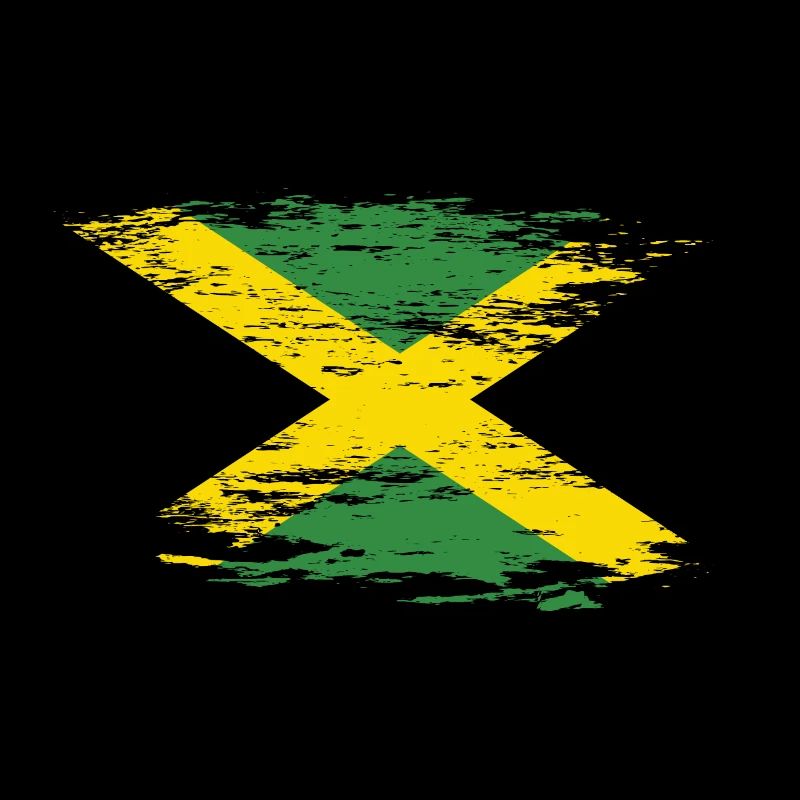 Jamaica flag used