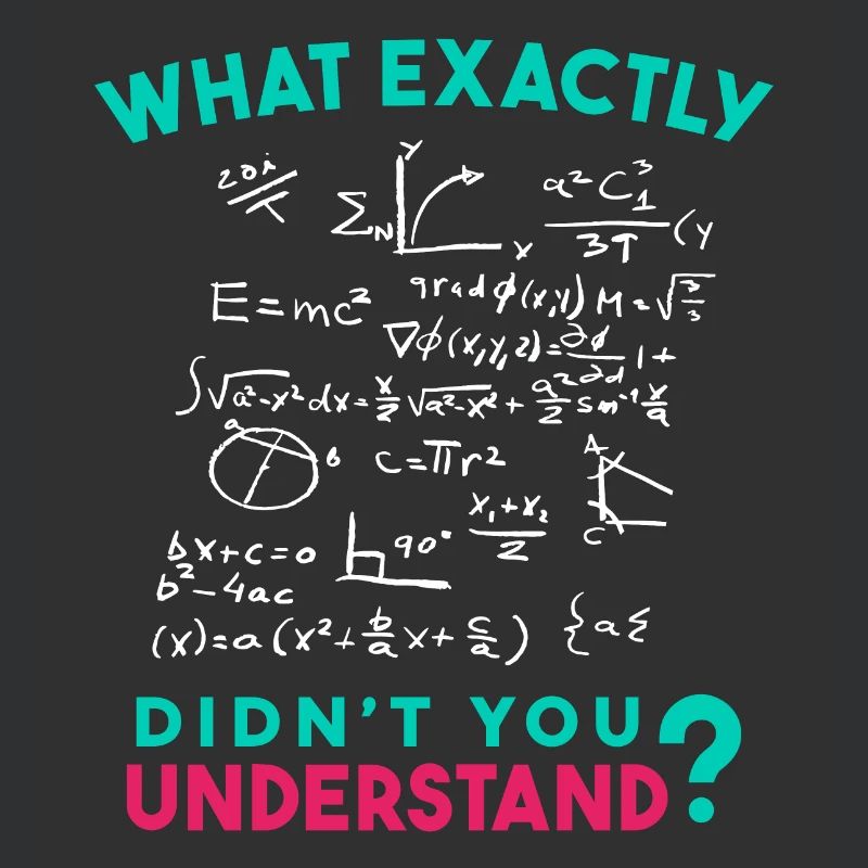 Physique Math Formule Blague
